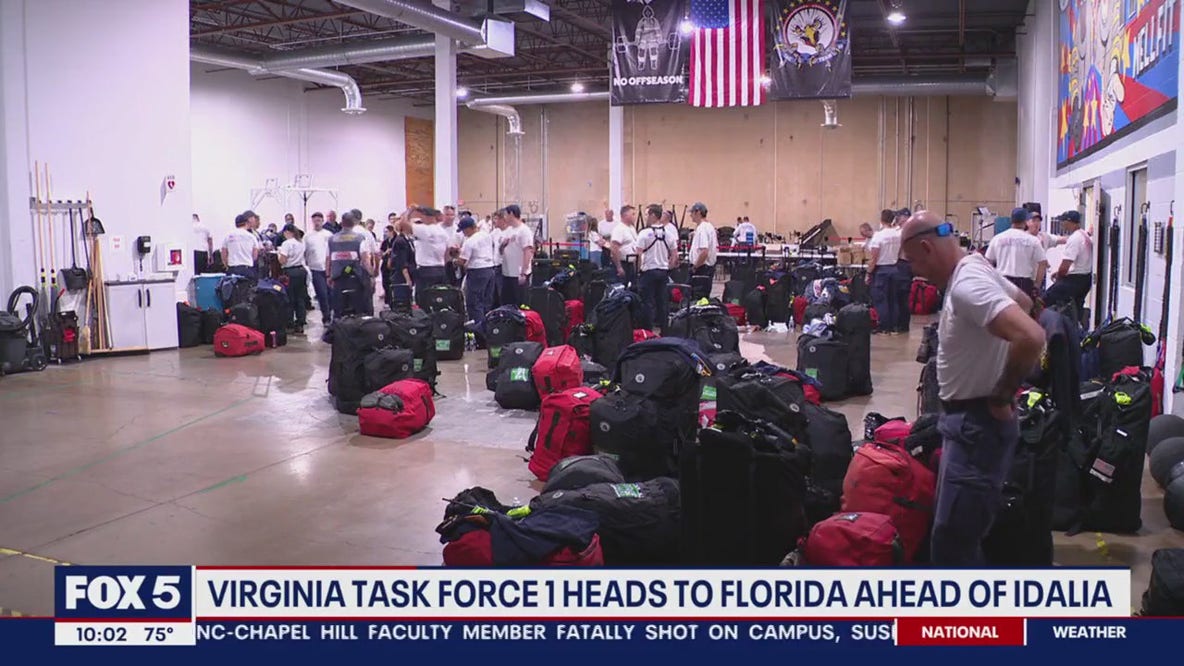 Virginia Task Force 1 heads to Florida ahead of Idalia